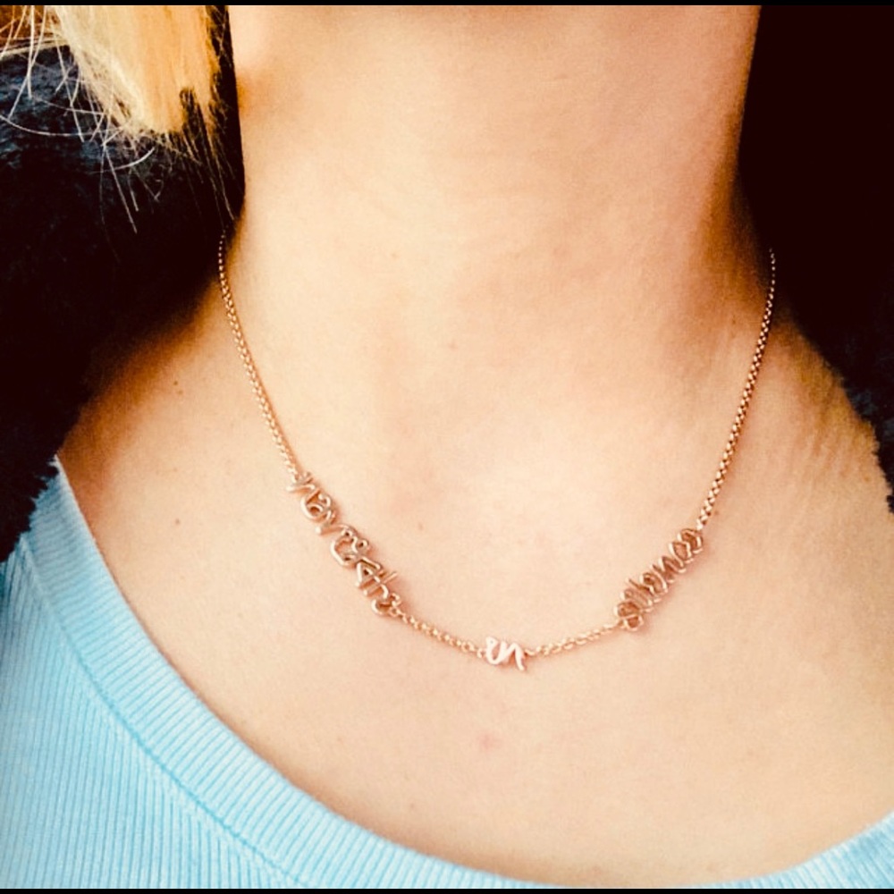 ONE-OF-A-KIND 18kt Rose Gold Necklace